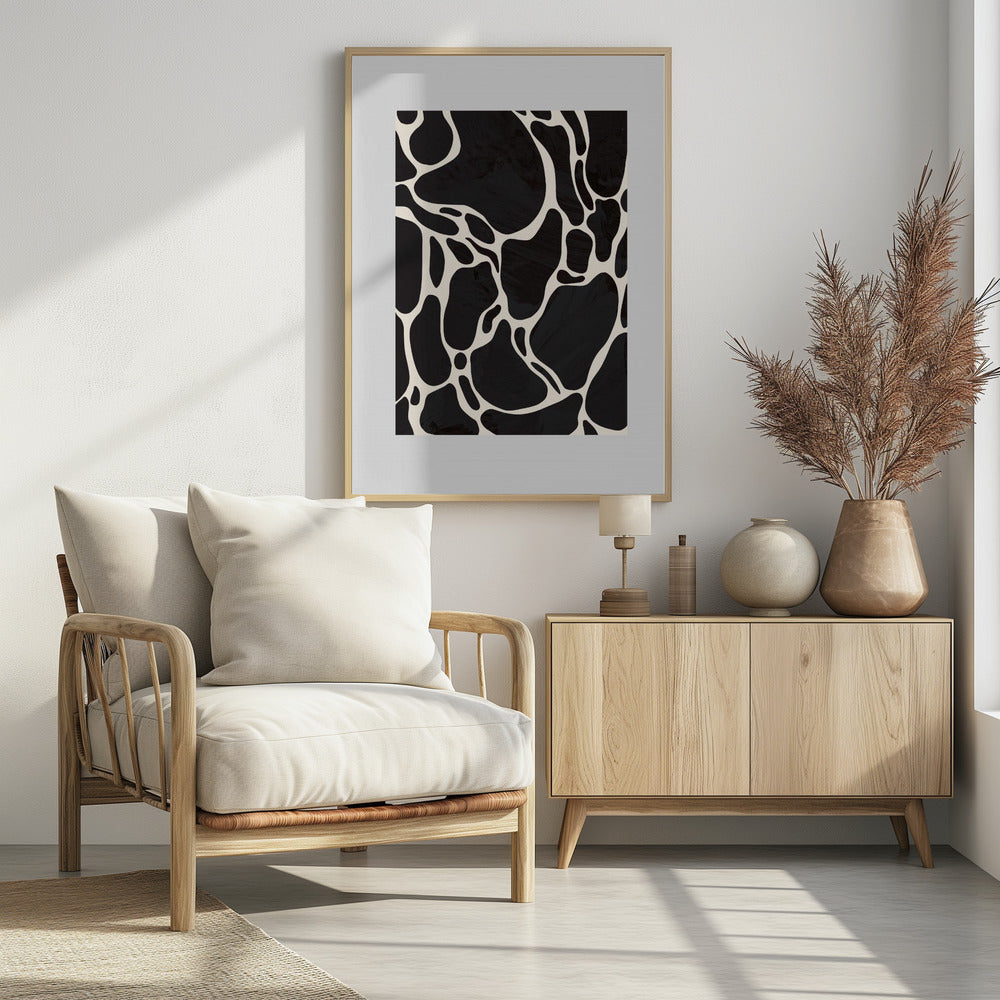 Giraffe Grey | Poster