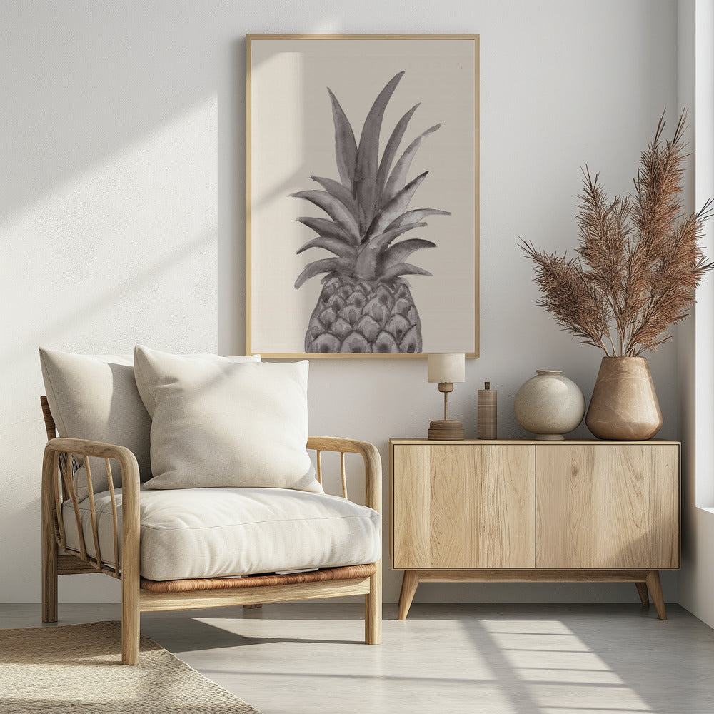 Tinten-Ananas | Poster