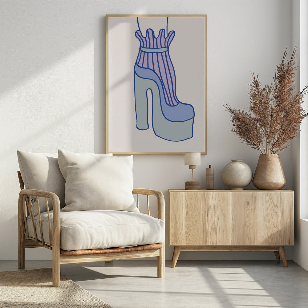 Blue Heel | Poster