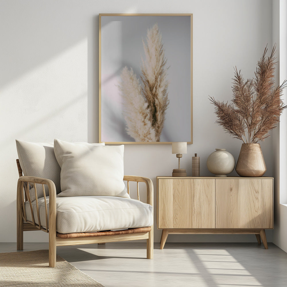 Pampas Grass Grey | Poster