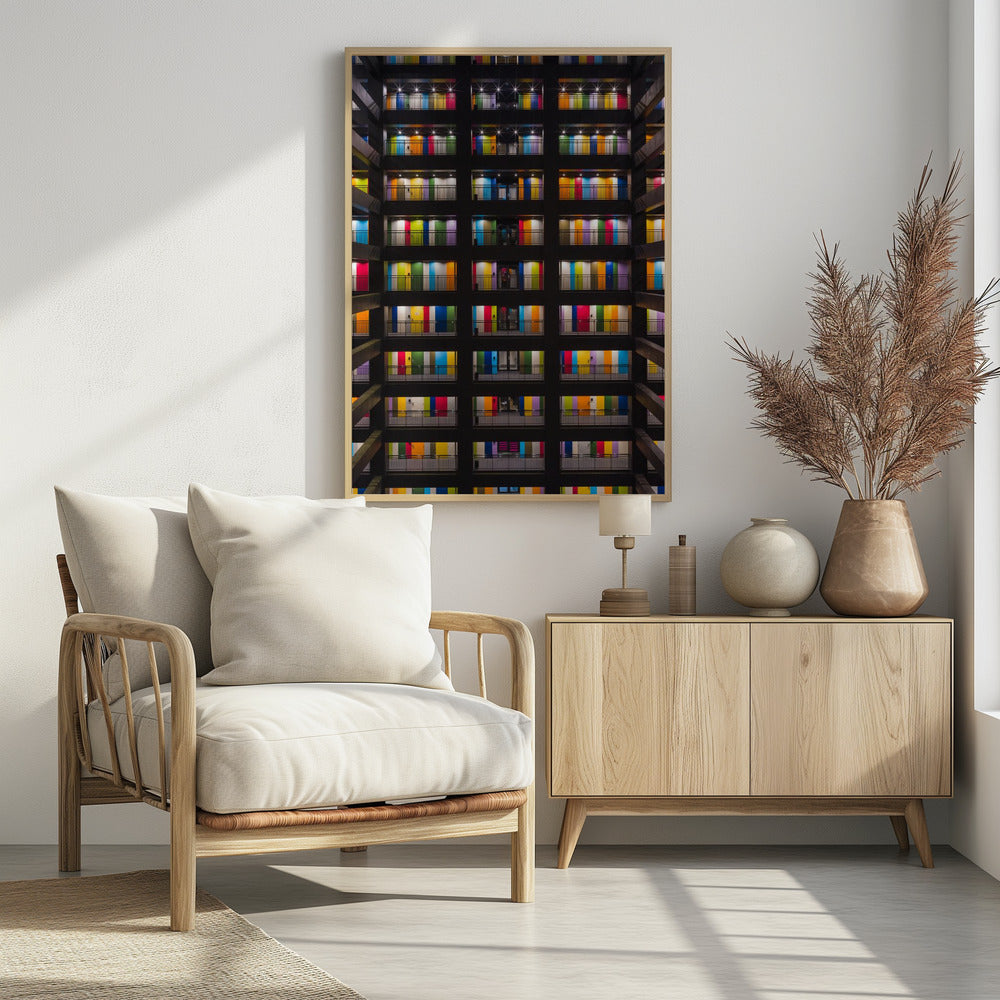 Buntes Gebäude | Poster