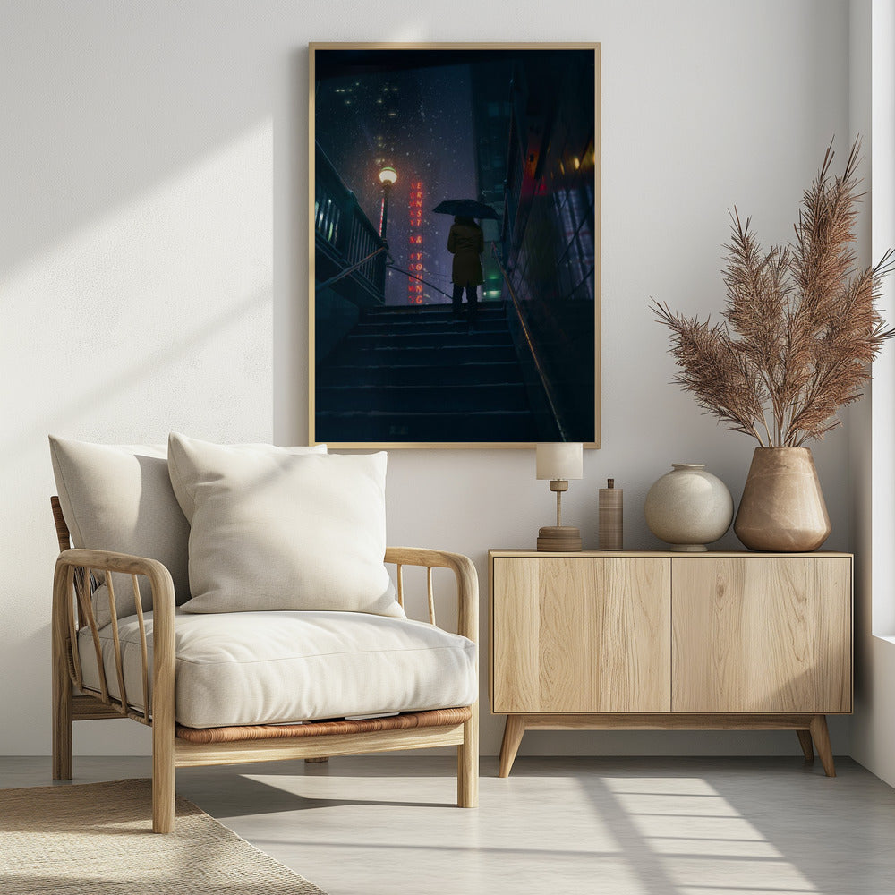 Ausfahrt in den Sturm | Poster