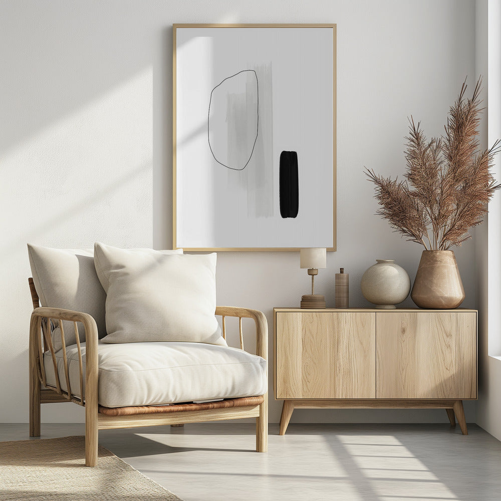 Monochrome Elemente | Poster
