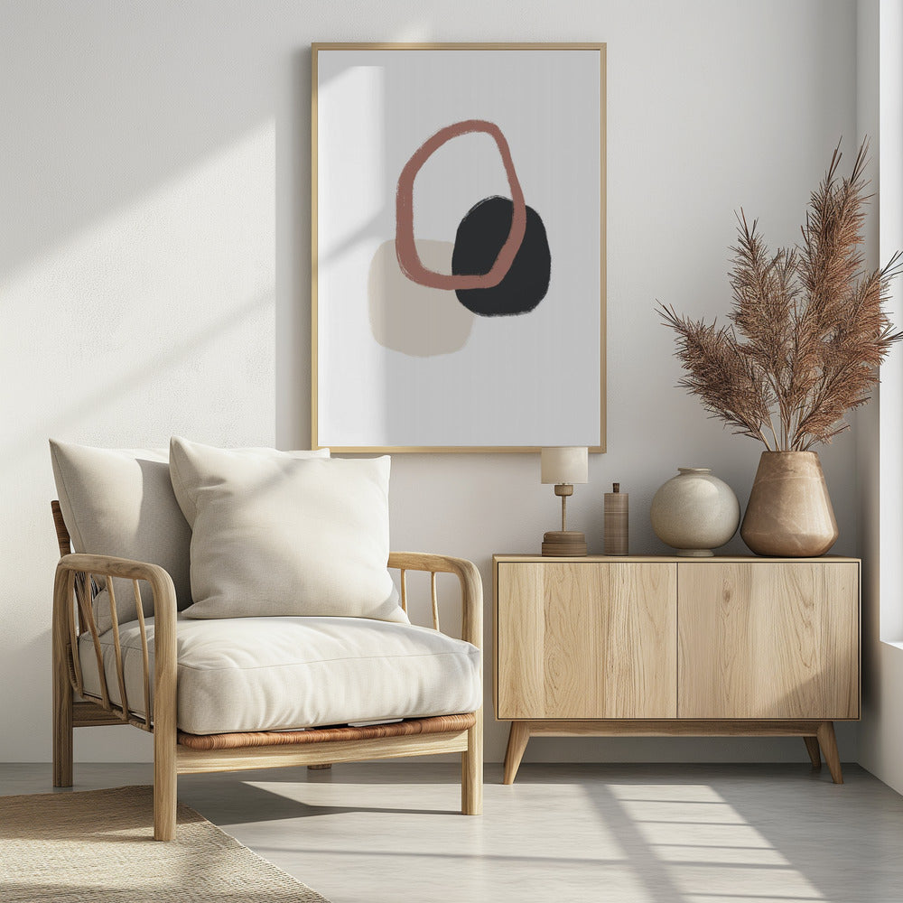 Abstraktes Trio | Poster