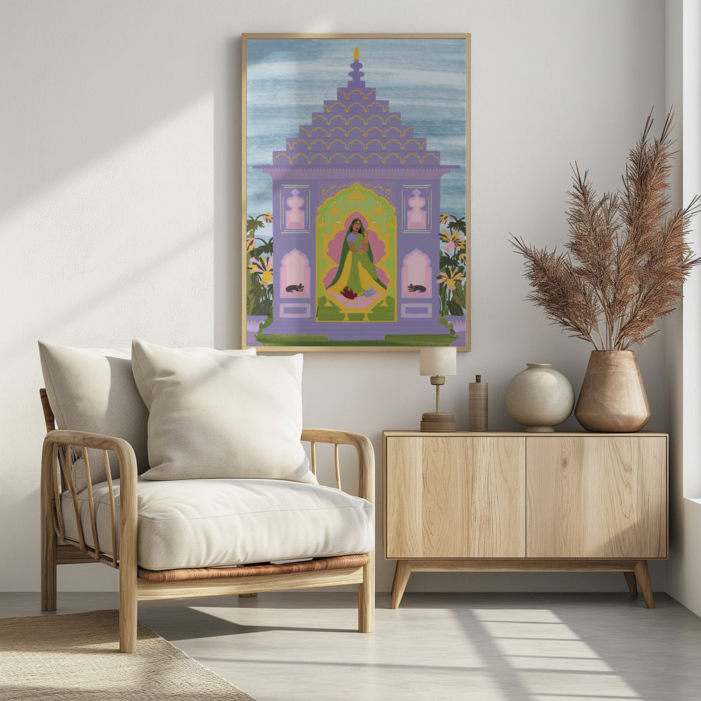 Indischer Garten | Poster