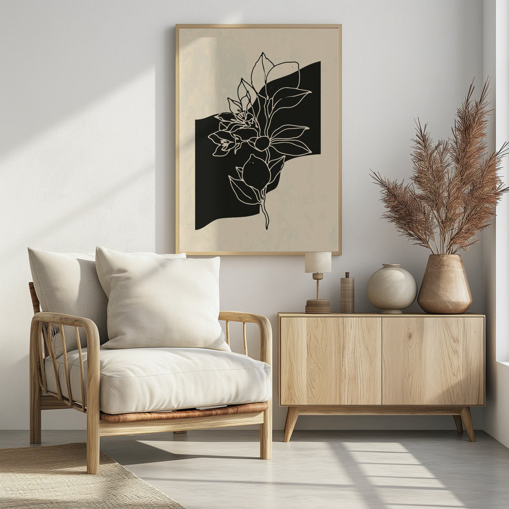Abstrakte Blume 4 | Poster