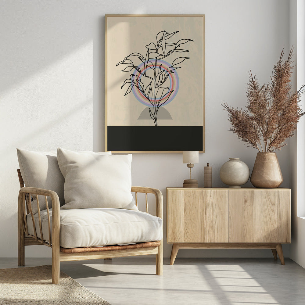 Abstrakte Blume 2 | Poster