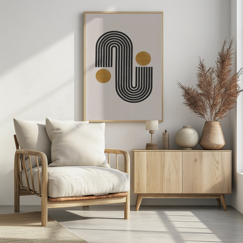 Geschwungene Harmonie | Poster