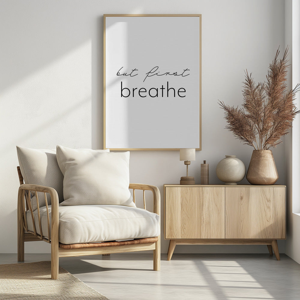 Aber atme zuerst | Poster