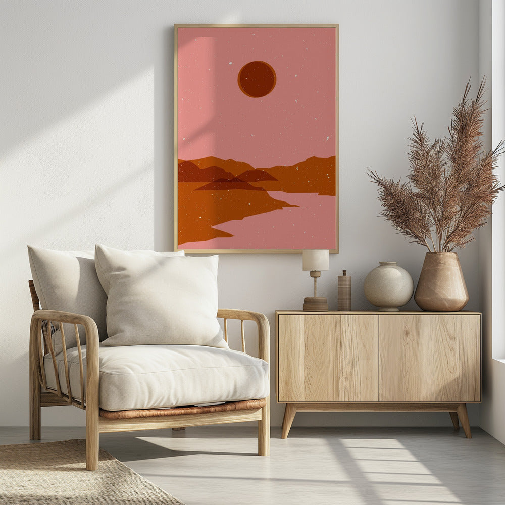 Moon landscape | Poster