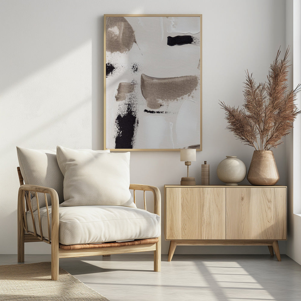 Abstrakte Wischbewegungen | Poster