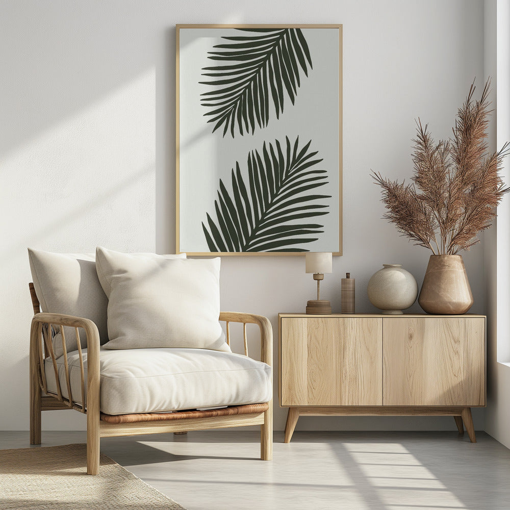 PALM LEAF 04 GREEN | Poster