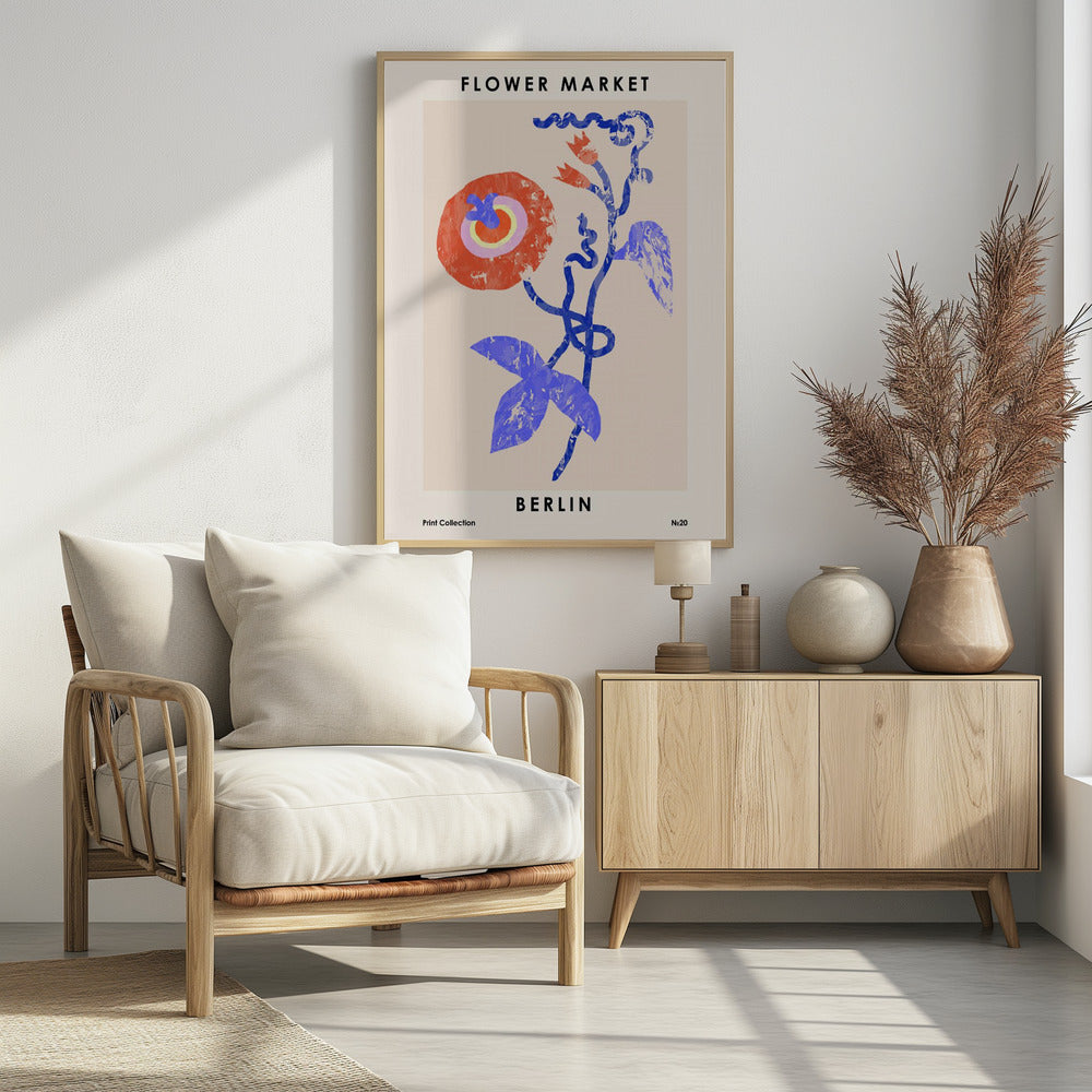 Blumenmarkt. Berlin | Poster