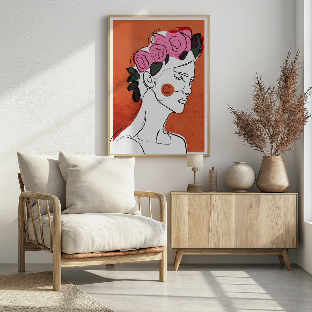 Florale Kontemplation | Poster