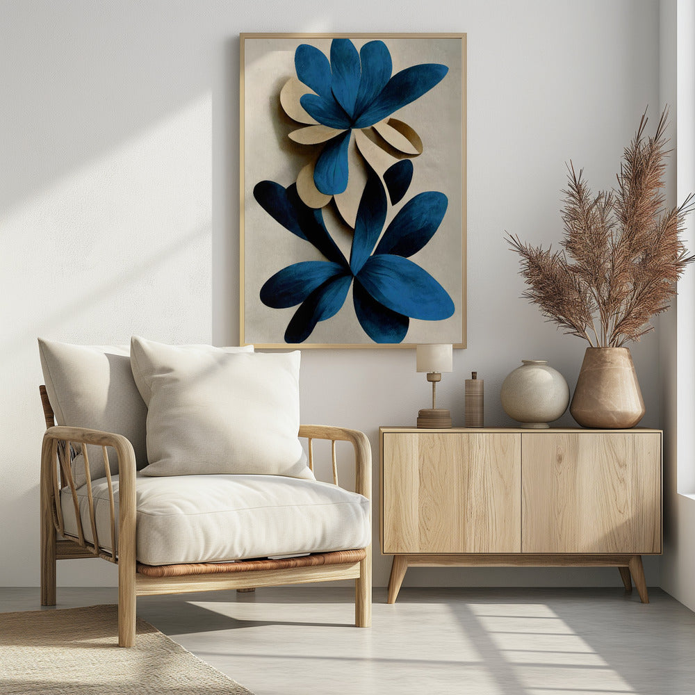 Blaue Nymphen | Poster