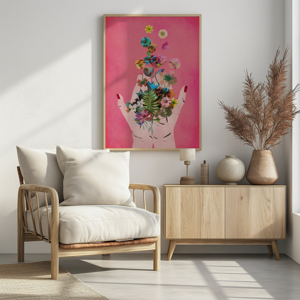 Blühen in Händen | Poster