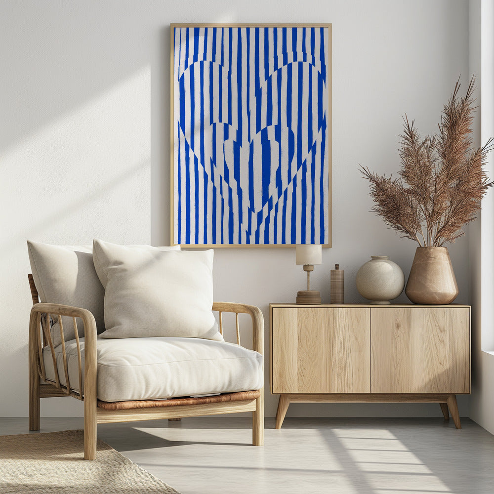 Herzschlag-Streifen | Poster