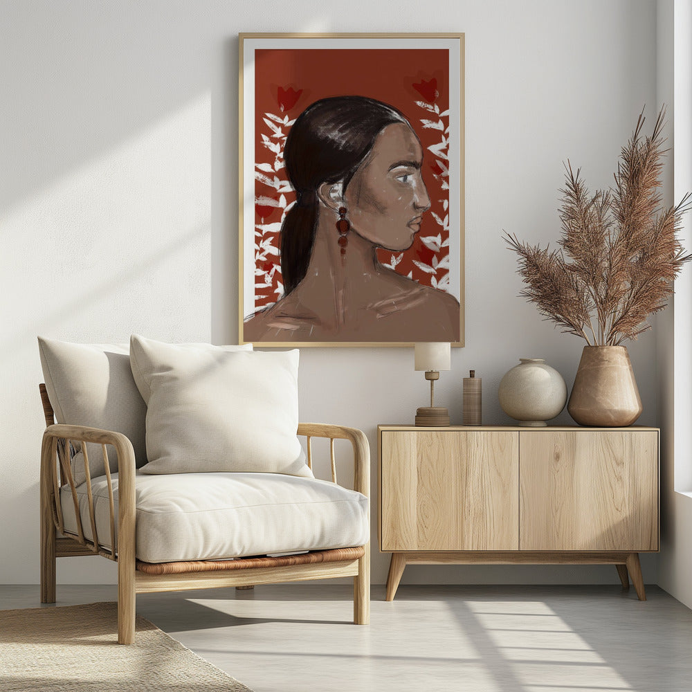 Crimson Elegance | Poster