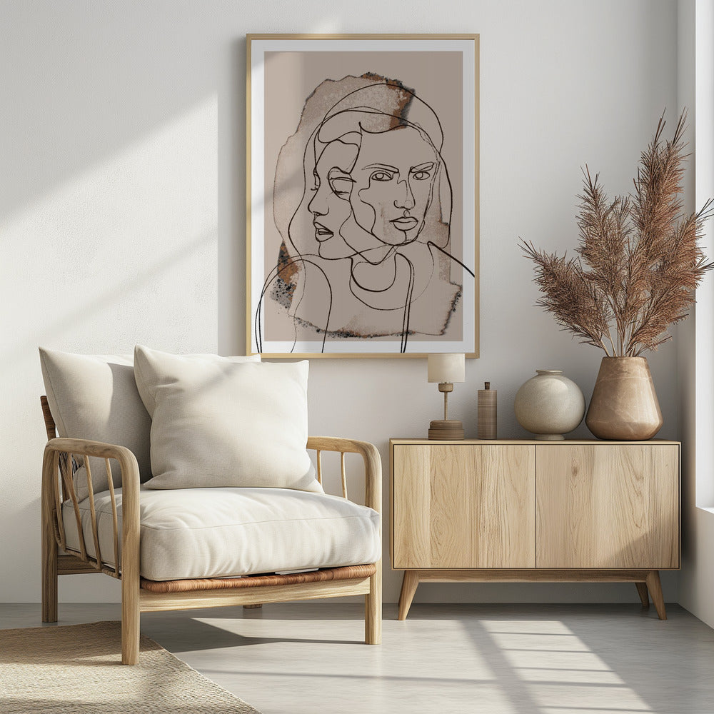 Dualität in Linien | Poster