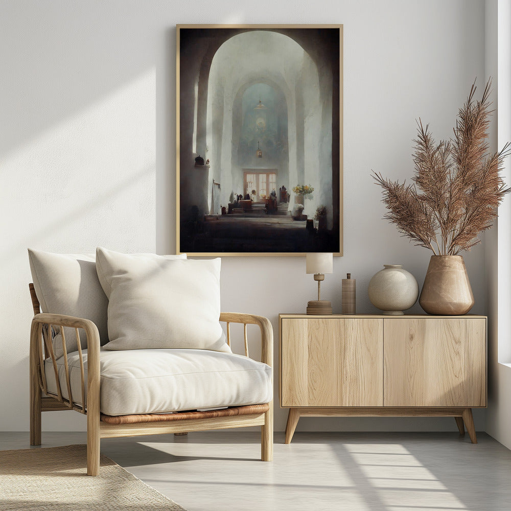 Sonnenbeschienenes Heiligtum | Poster