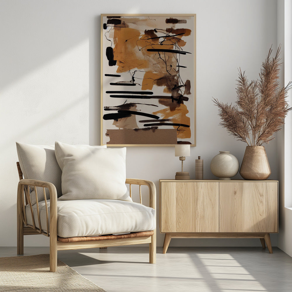 Earthy Strokes | Poster
