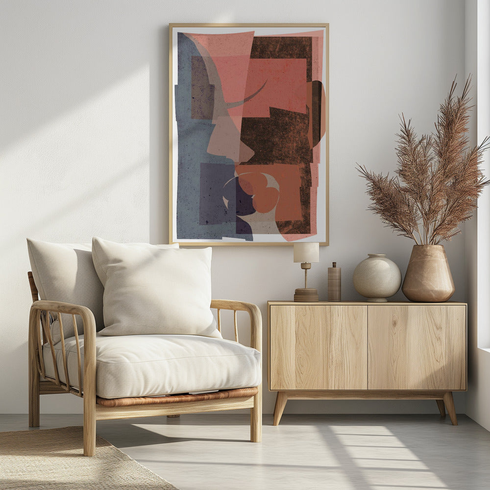 Fragmentierte Farbtöne | Poster