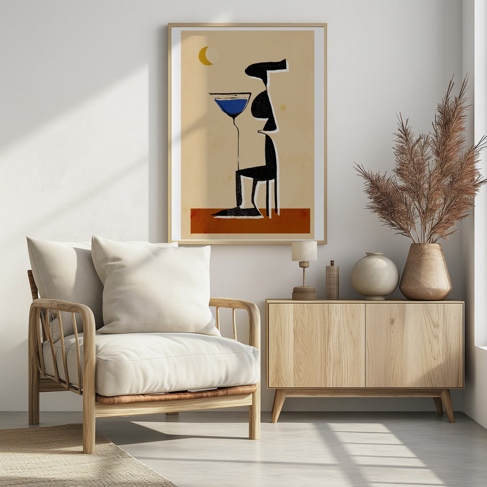 Mondschein-Martini | Poster