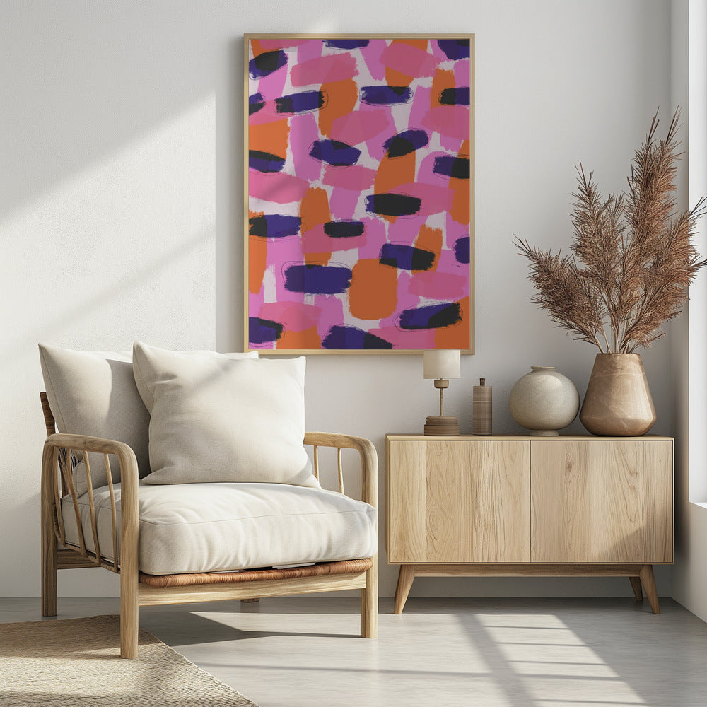 Lebendige Pinselstriche | Poster