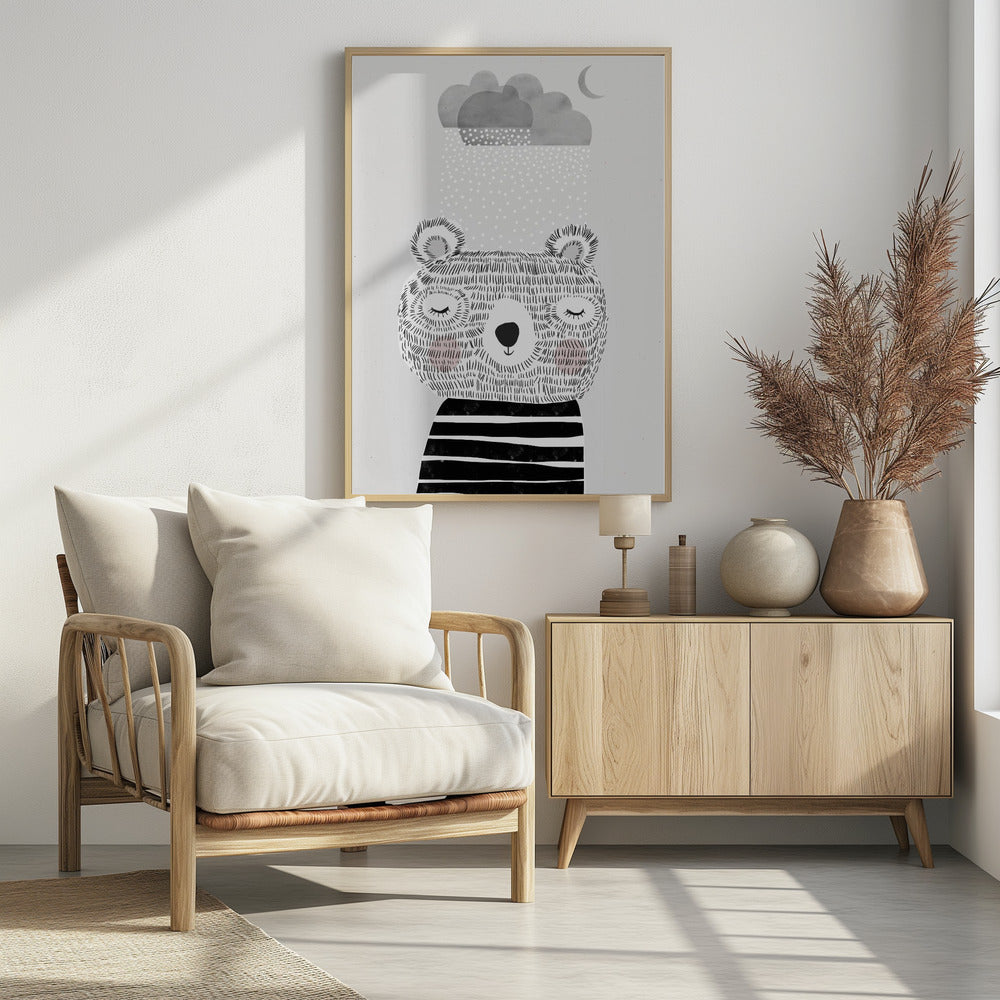 Dreamy Bear Clouds | Poster