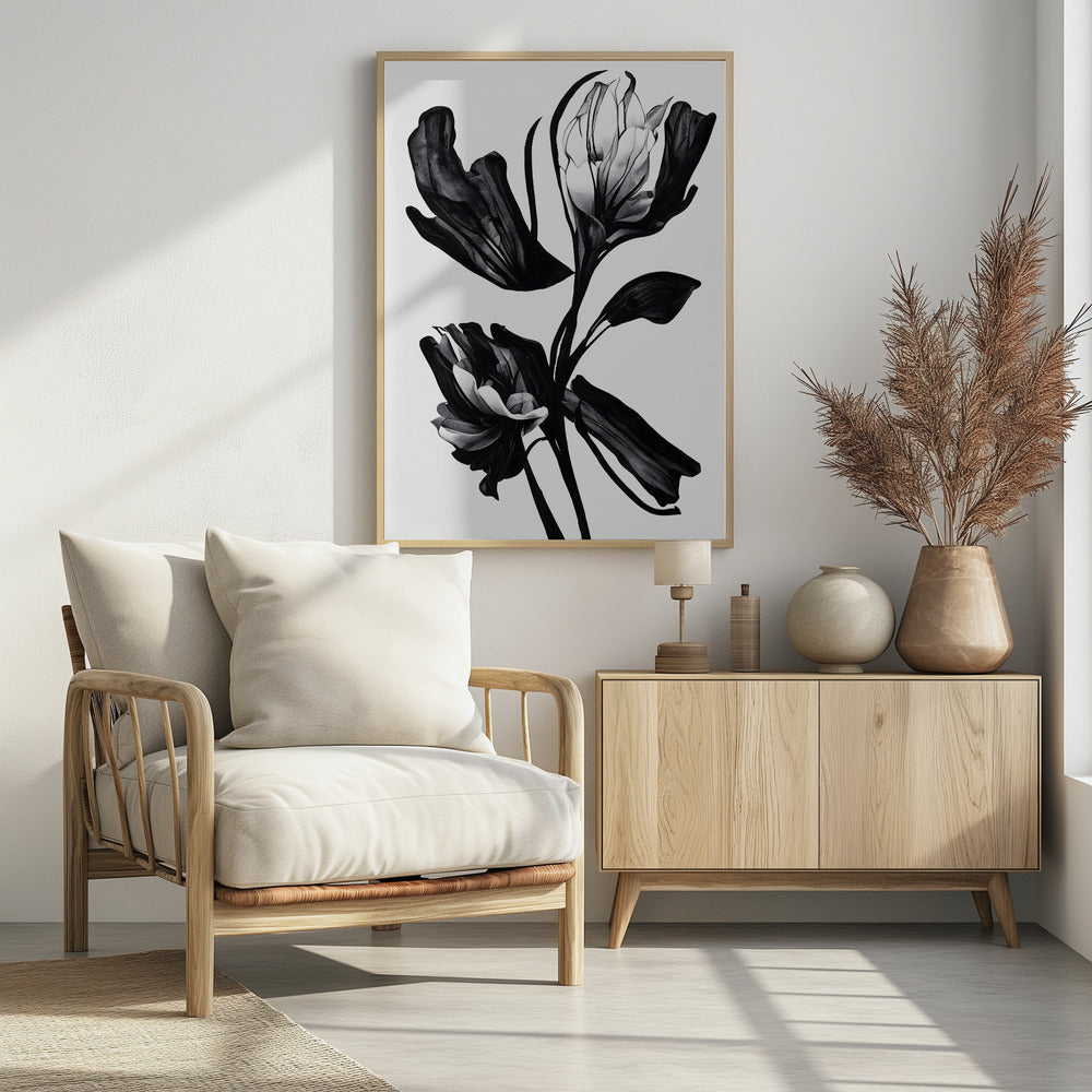 Schwarze Blume | Poster