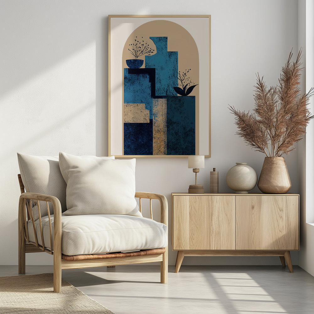 Blaue Vase | Poster