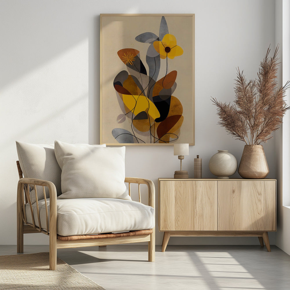 Florale Geometrie | Poster