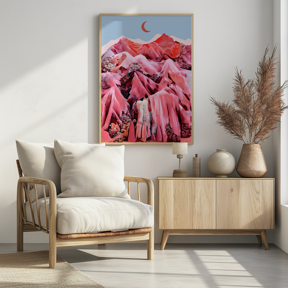 Purpurrote Traumlandschaft | Poster
