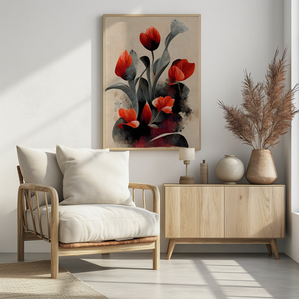 Crimson Blossoms | Poster