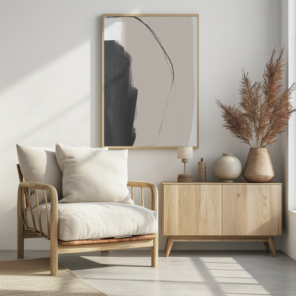 Minimalistisches Design mit einer neutralen Palette | Poster