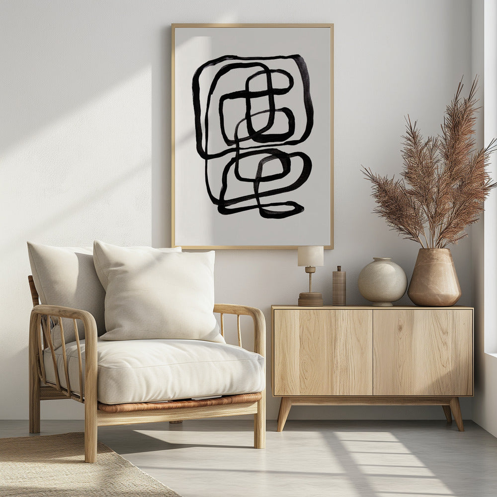 Abstrakte Linien I | Poster
