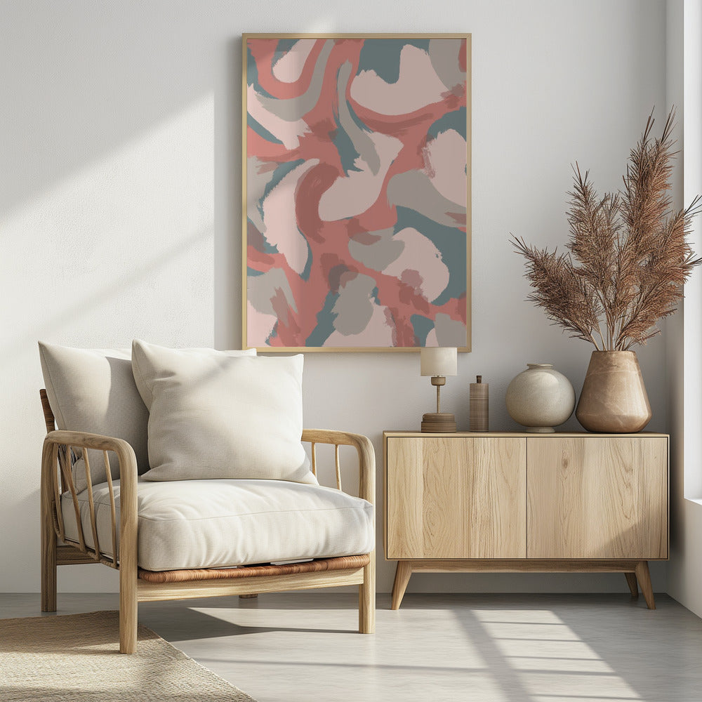Tanz in sanften Farbtönen | Poster