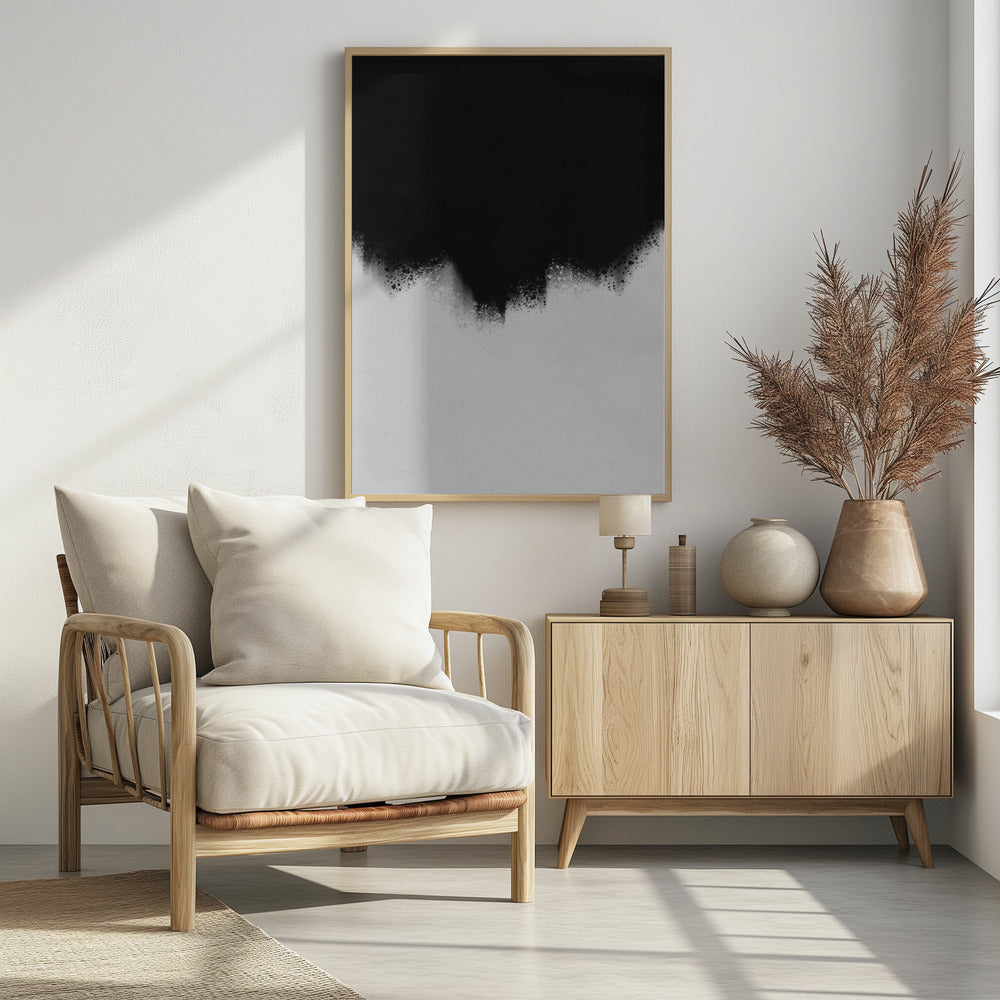 Monochromer Fluss | Poster