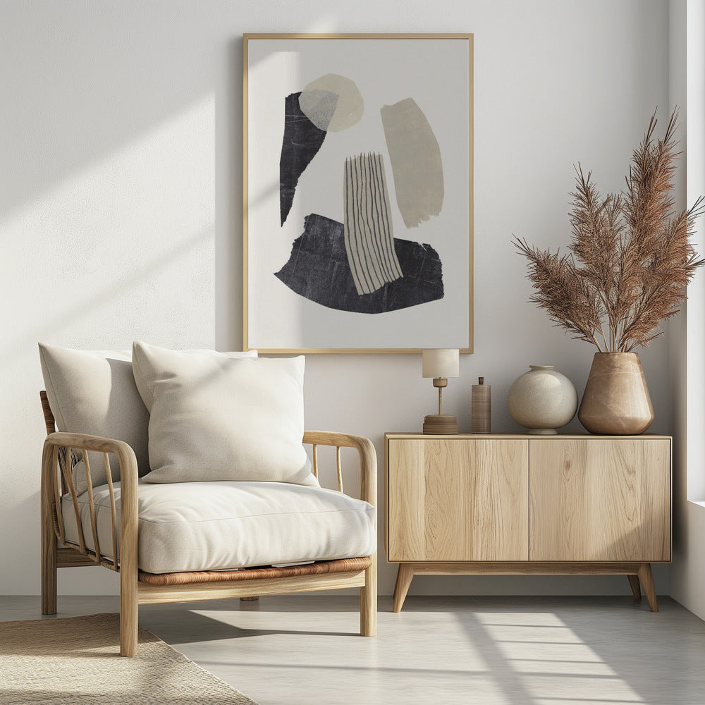 Monochrome Shapes #2 | Poster