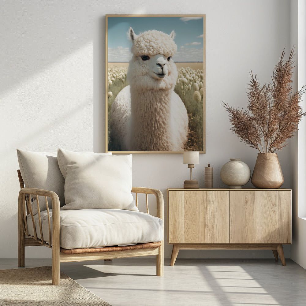 Llama in Bloom | Poster