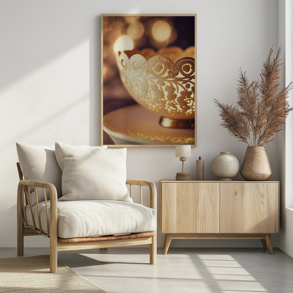 Goldener Spitzenglanz | Poster