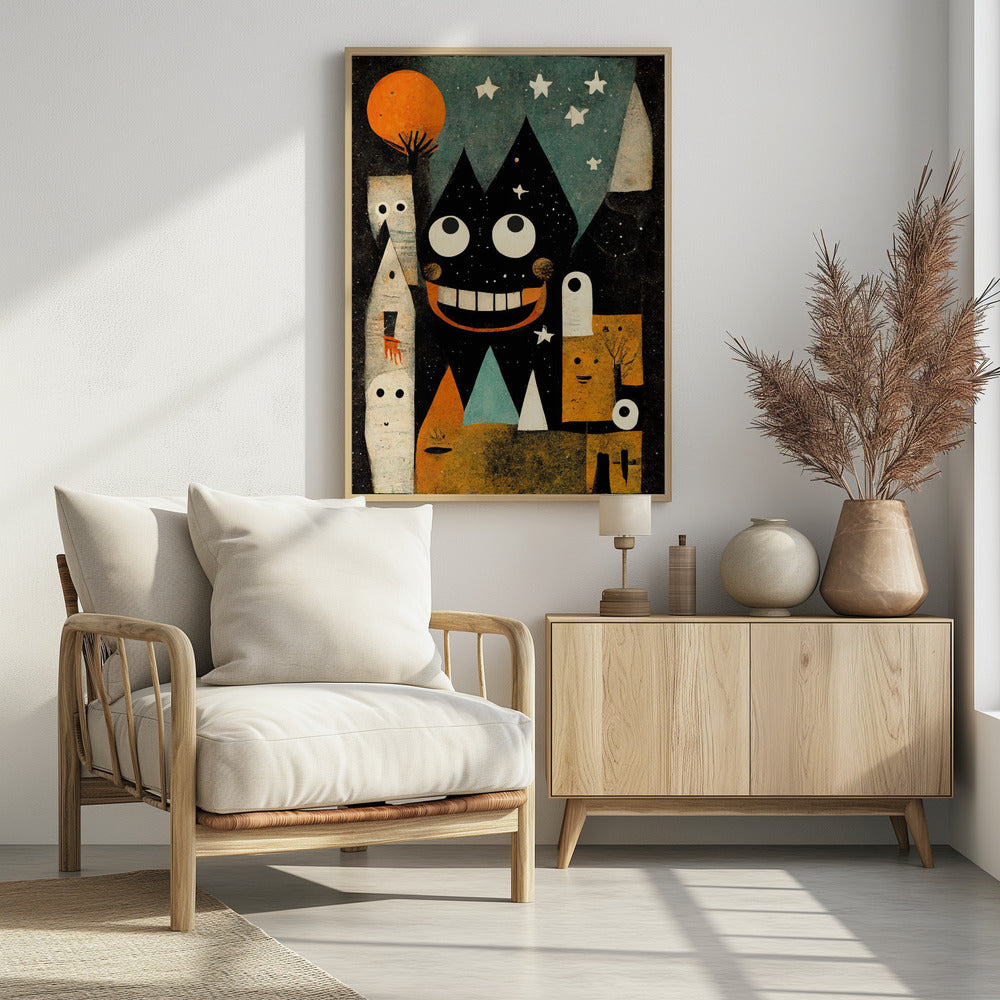 Wunderliche Nachtlandschaft | Poster