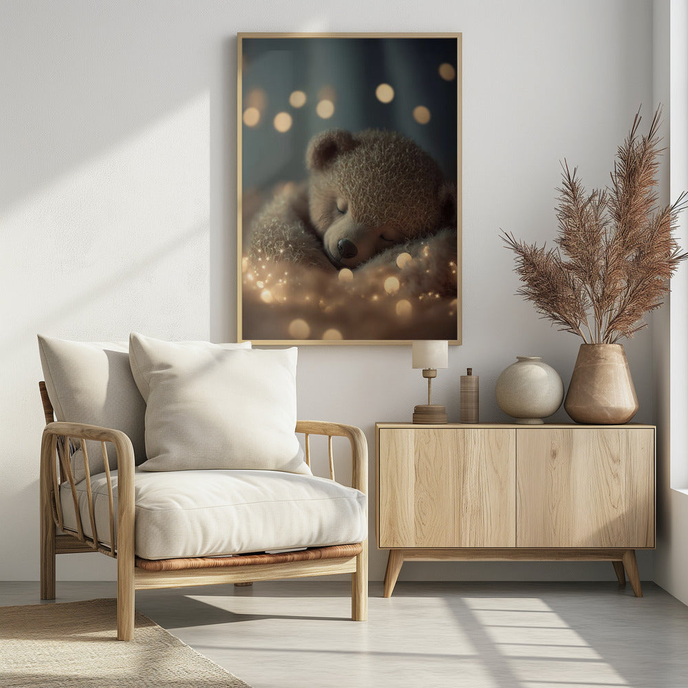 Verträumter Bär Snooze | Poster
