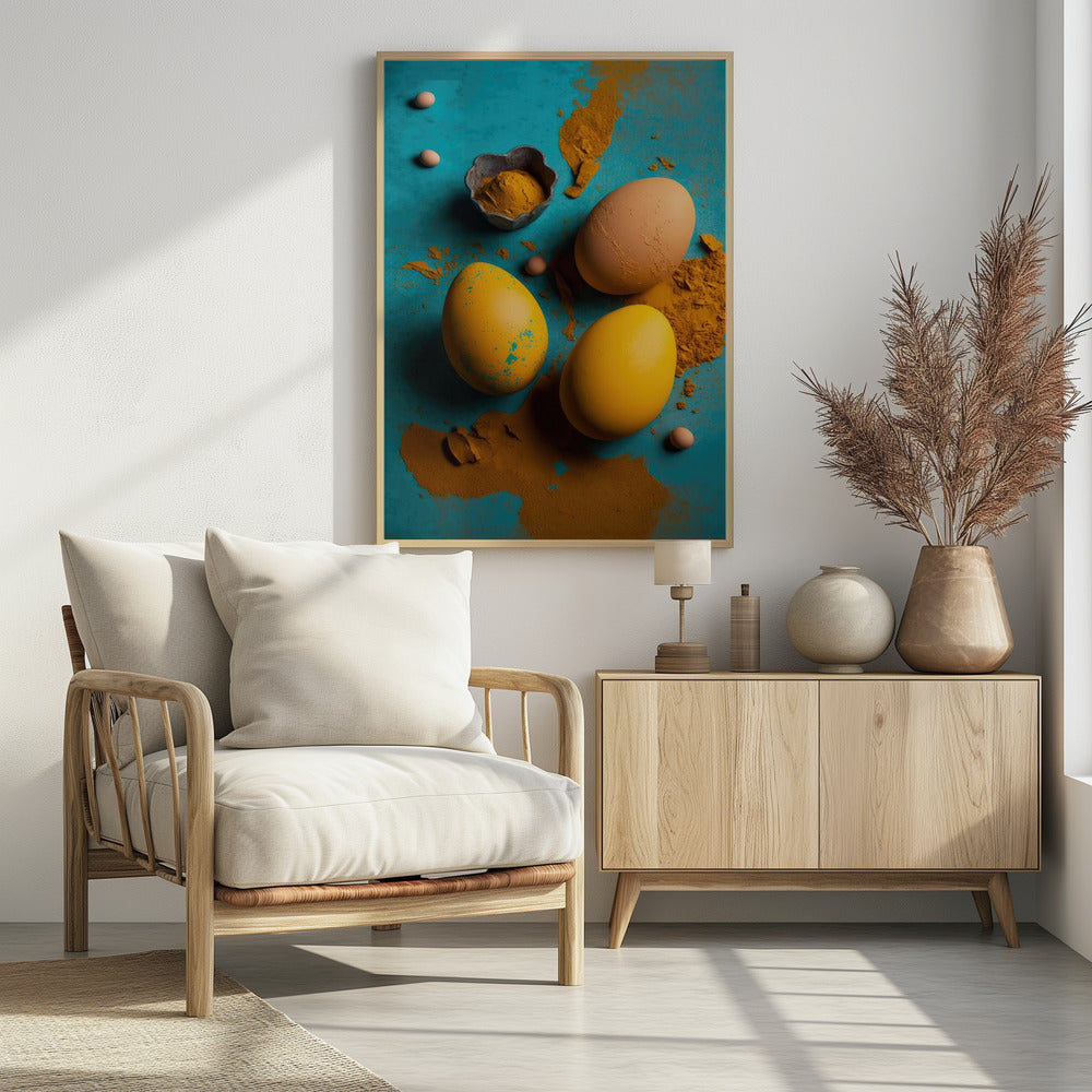Goldener Farbton Mirage | Poster