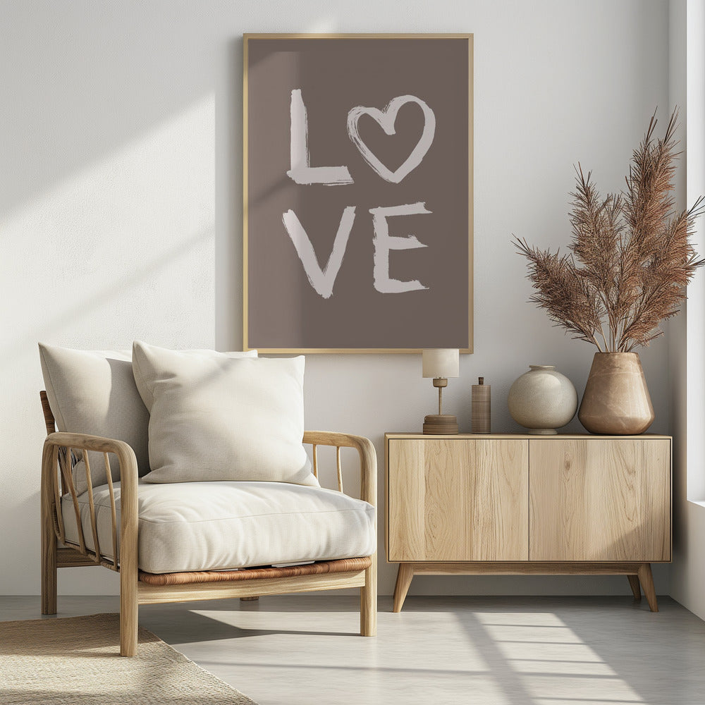 LIEBE Toothy Brown | Poster