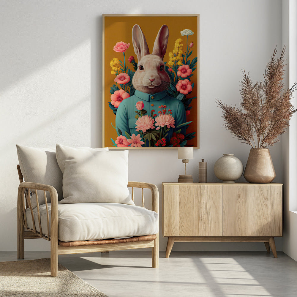 Hase in Blüte | Poster