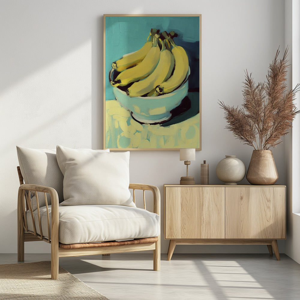 Schüssel mit Bananen | Poster