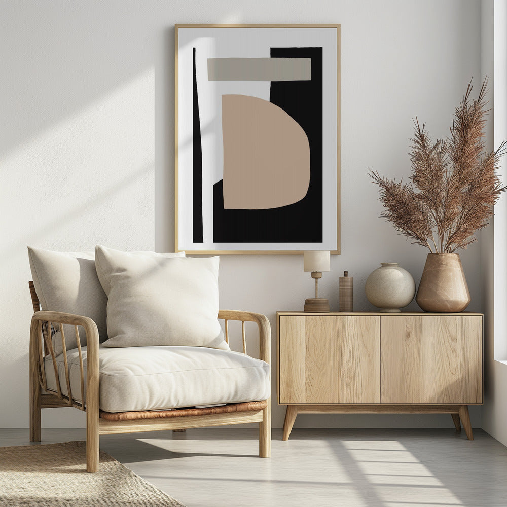 Abstrakte Schichten | Poster