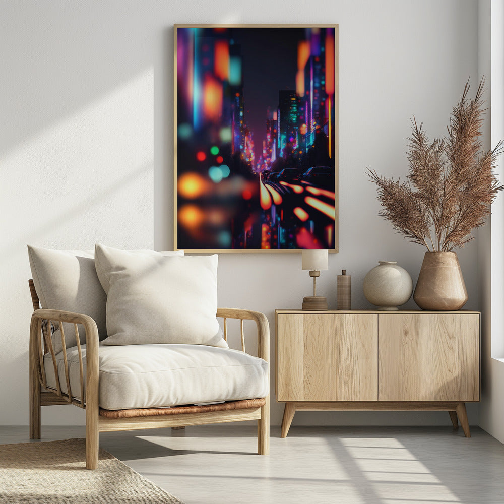 Neon-Traumlandschaft | Poster