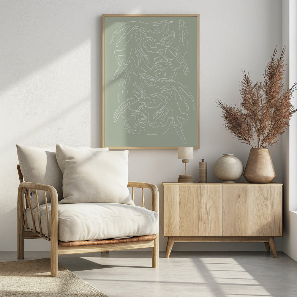 Schwimmer Grün | Poster